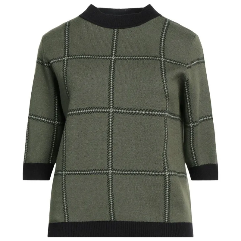 Green Viscose Sweater sold by Louxly
