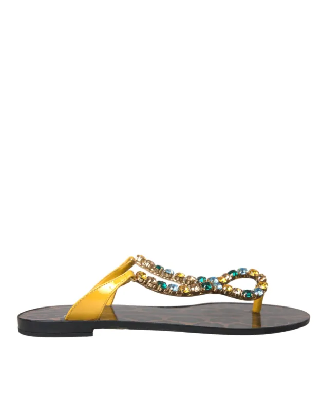 Multicolor Crystal Sandals Flip Flops Shoes sold by Louxly