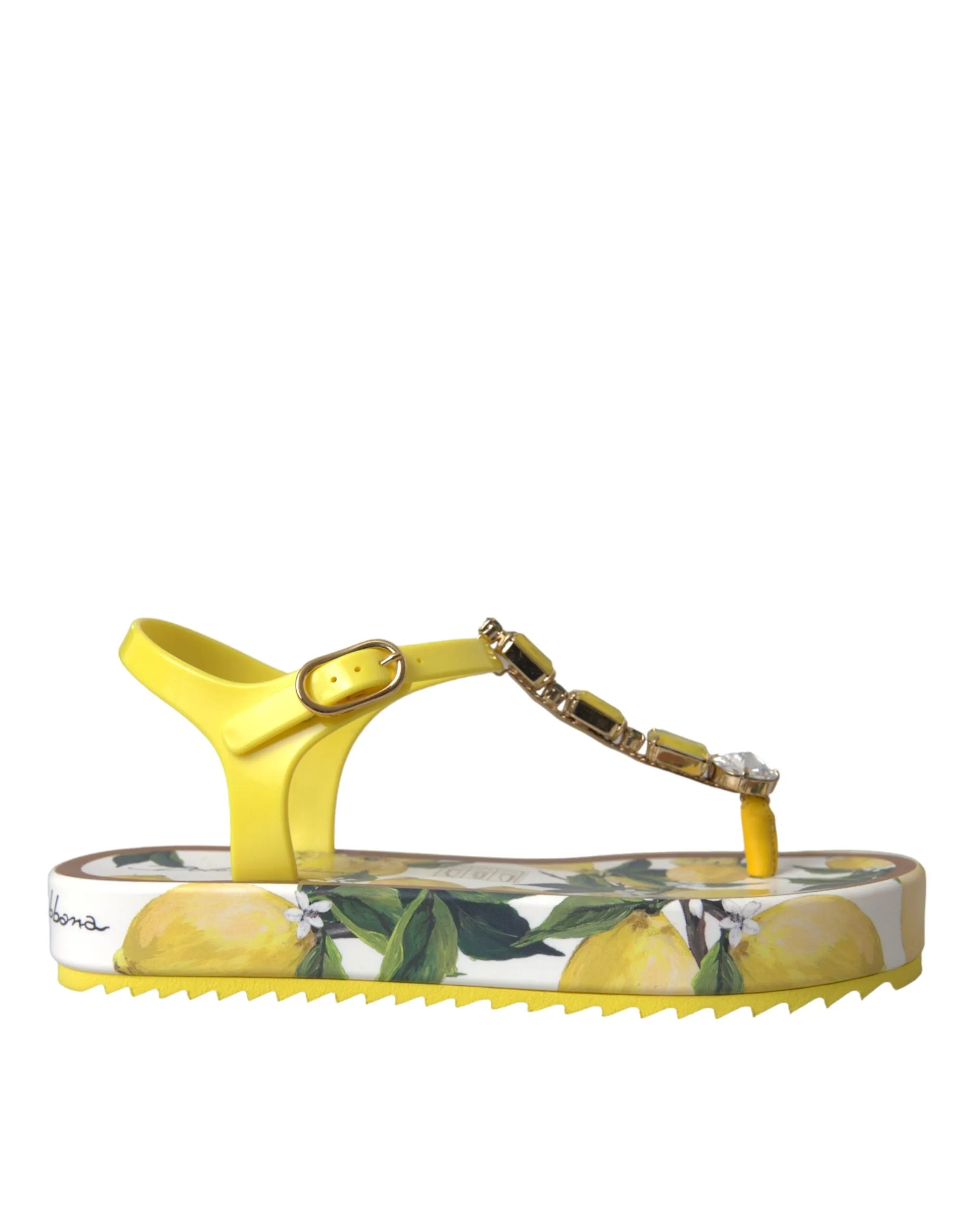 Yellow Lemon Beachwear Flats Sandals Shoes sold by Louxly