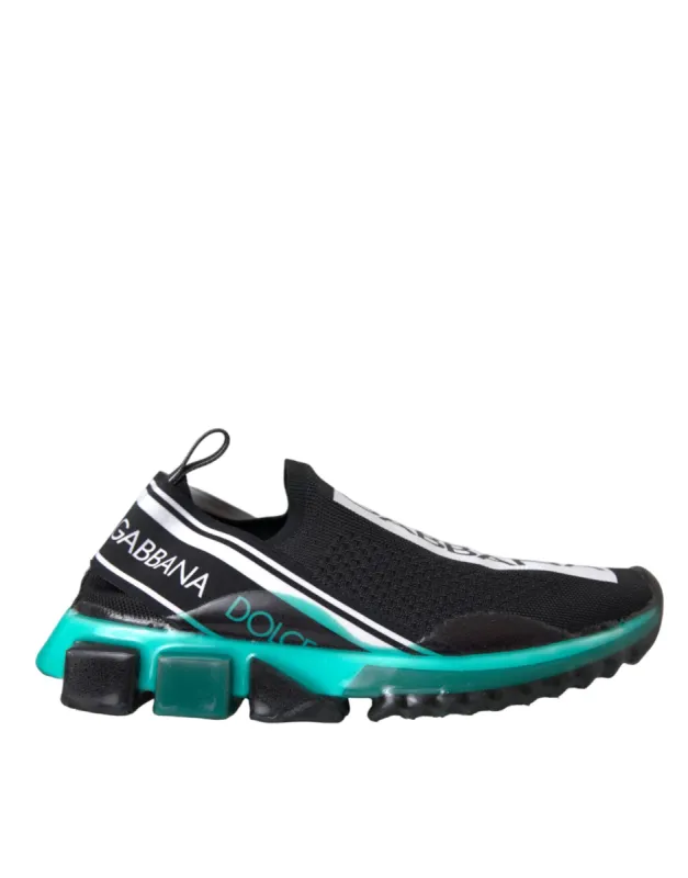 Black Blue Sorrento Slip On Sneakers Shoes sold by Louxly