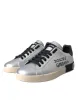 Silver Portofino Calf Leather Sneakers Men Shoes sold by Louxly