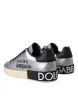 Silver Portofino Calf Leather Sneakers Men Shoes sold by Louxly