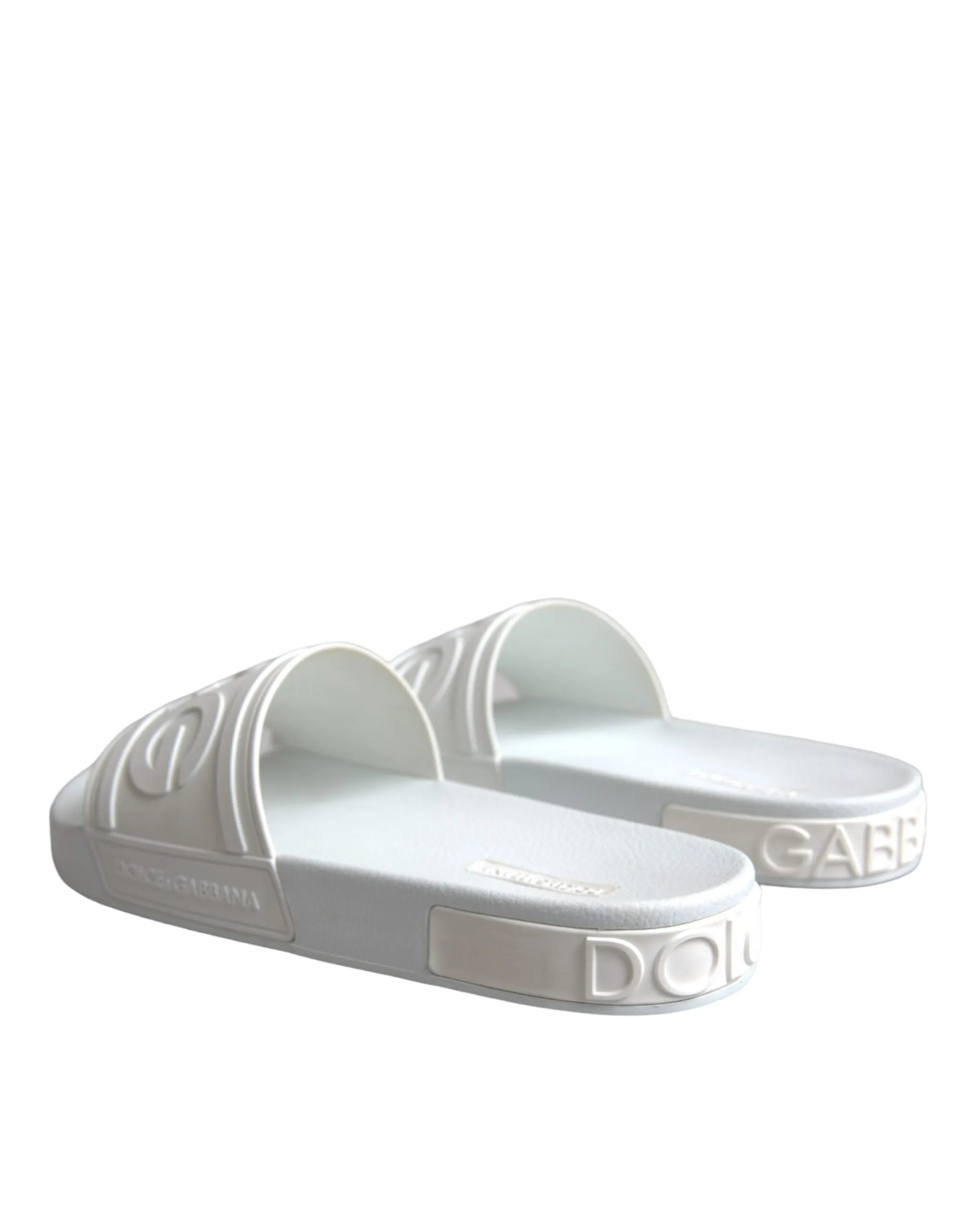 White Rubber Slides Sandals Beachwear Shoes sold by Louxly product image thumbnail 4