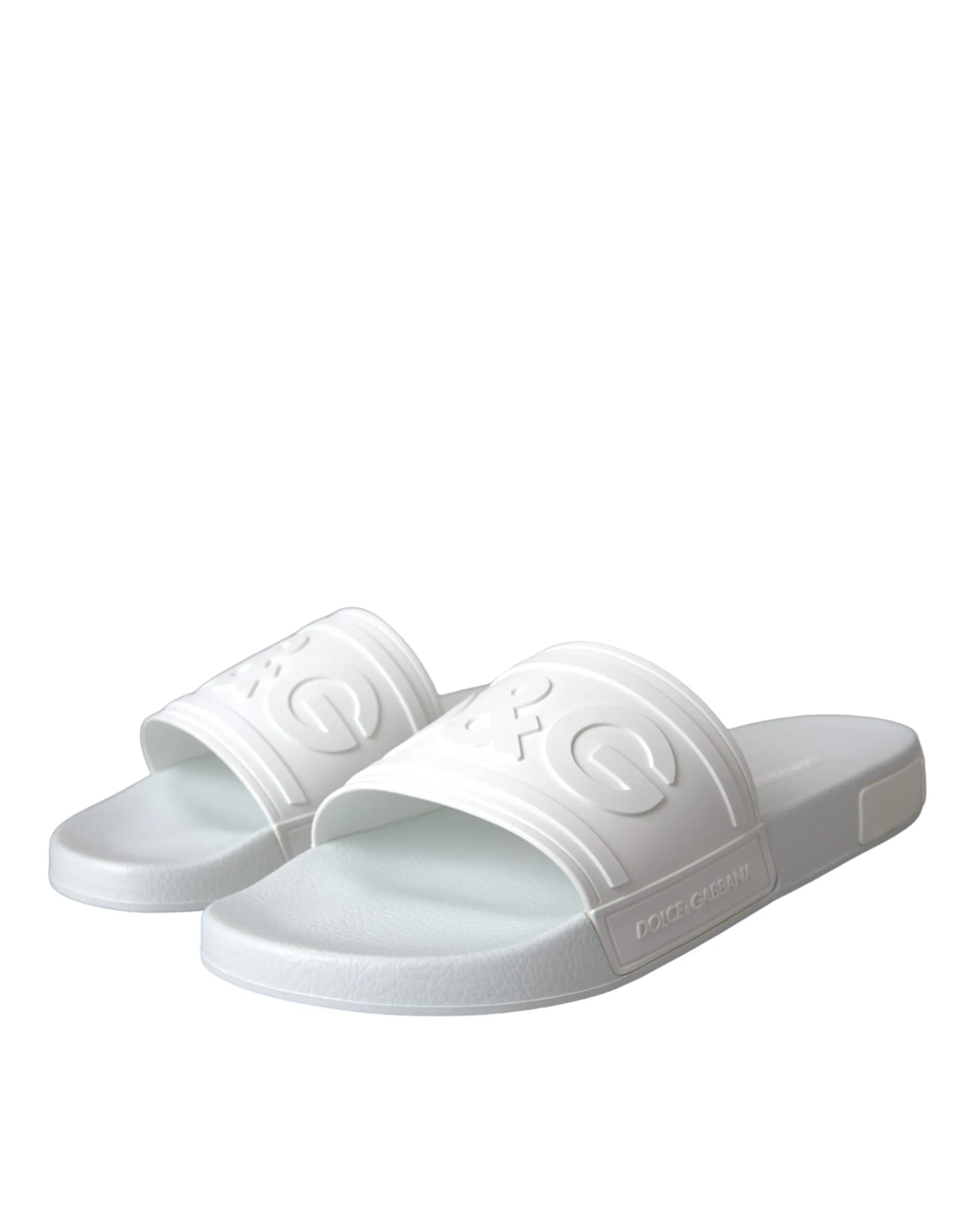 White Rubber Slides Sandals Beachwear Shoes sold by Louxly product image thumbnail 3