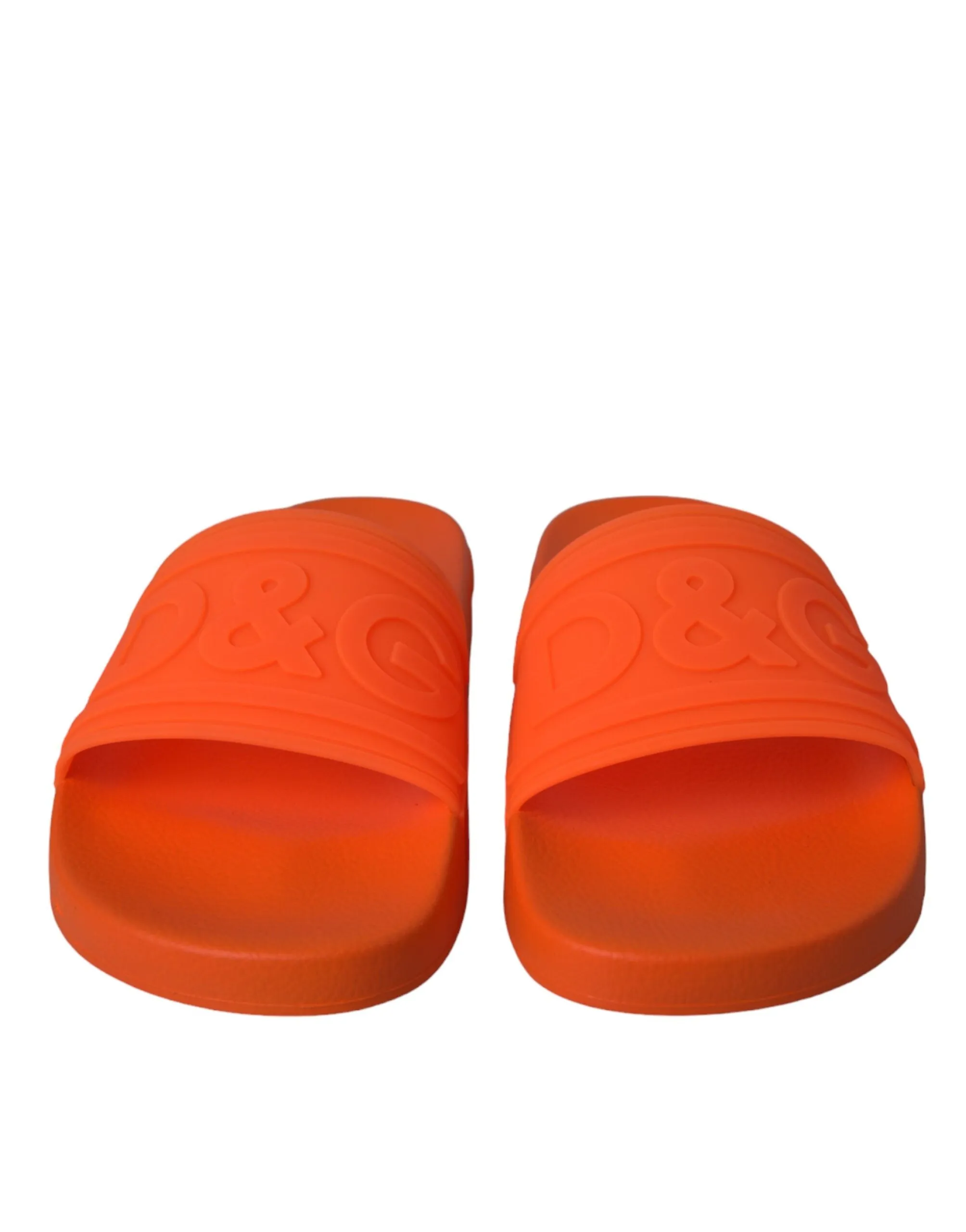 Orange Rubber Slides Sandals Beachwear Shoes sold by Louxly product image thumbnail 2