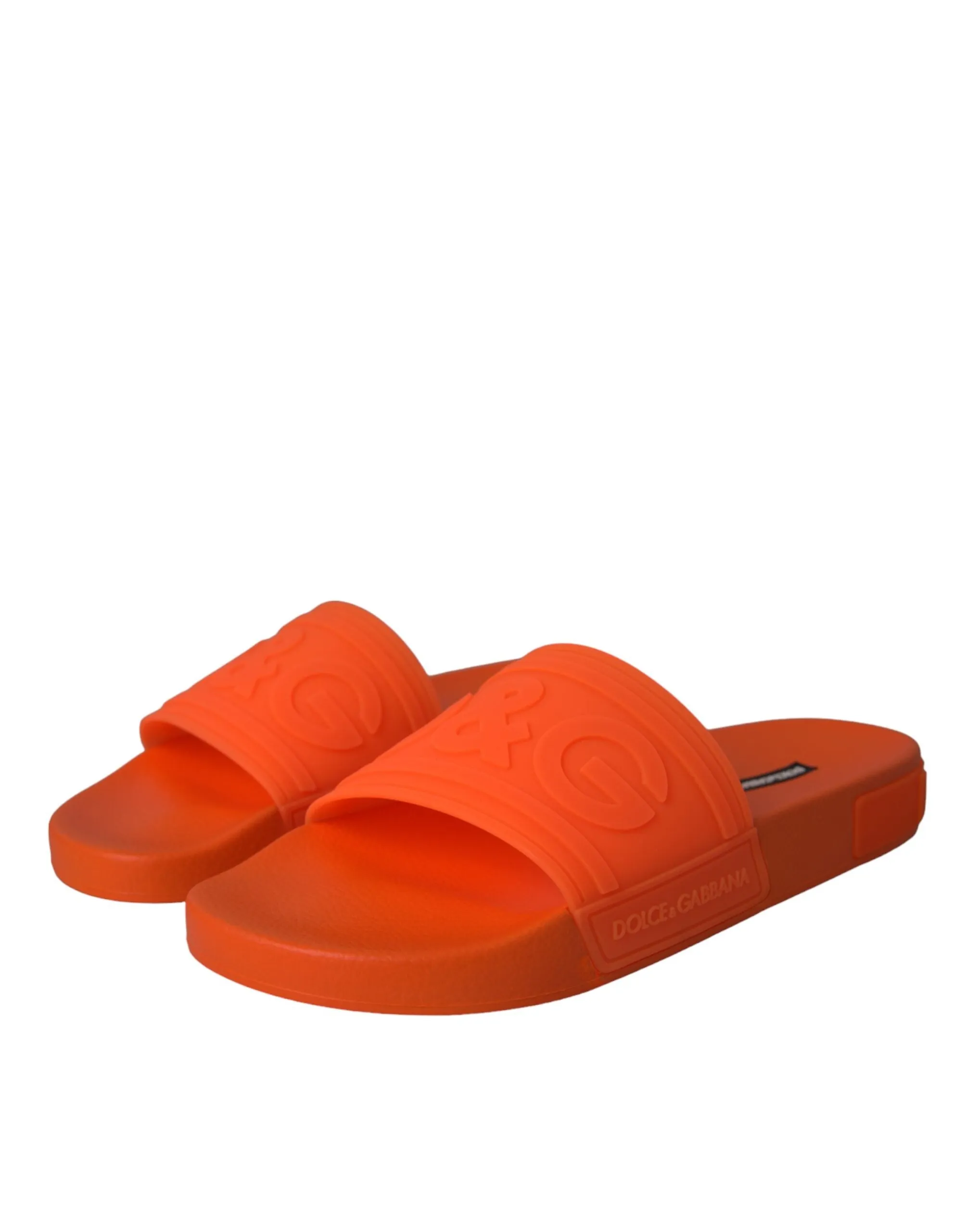 Orange Rubber Slides Sandals Beachwear Shoes sold by Louxly product image thumbnail 3