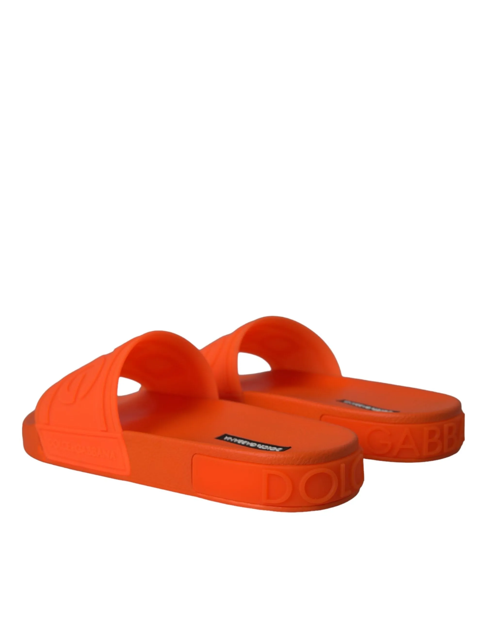 Orange Rubber Slides Sandals Beachwear Shoes sold by Louxly product image thumbnail 4
