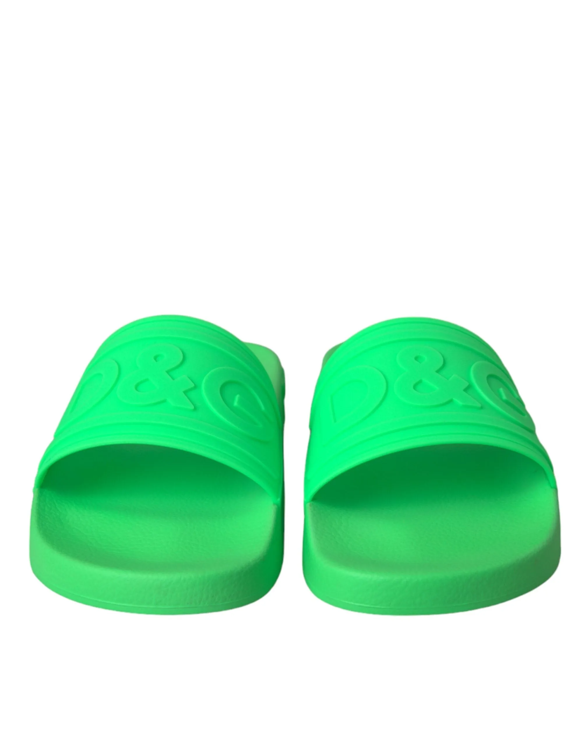 Green Leather Slides Sandals Beachwear Shoes sold by Louxly product image thumbnail 2