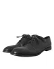 Black Leather Derby Formal Dress Men Shoes sold by Louxly