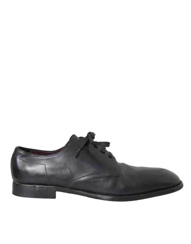 Black Leather Derby Formal Dress Men Shoes sold by Louxly
