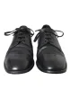 Black Leather Derby Formal Dress Men Shoes sold by Louxly