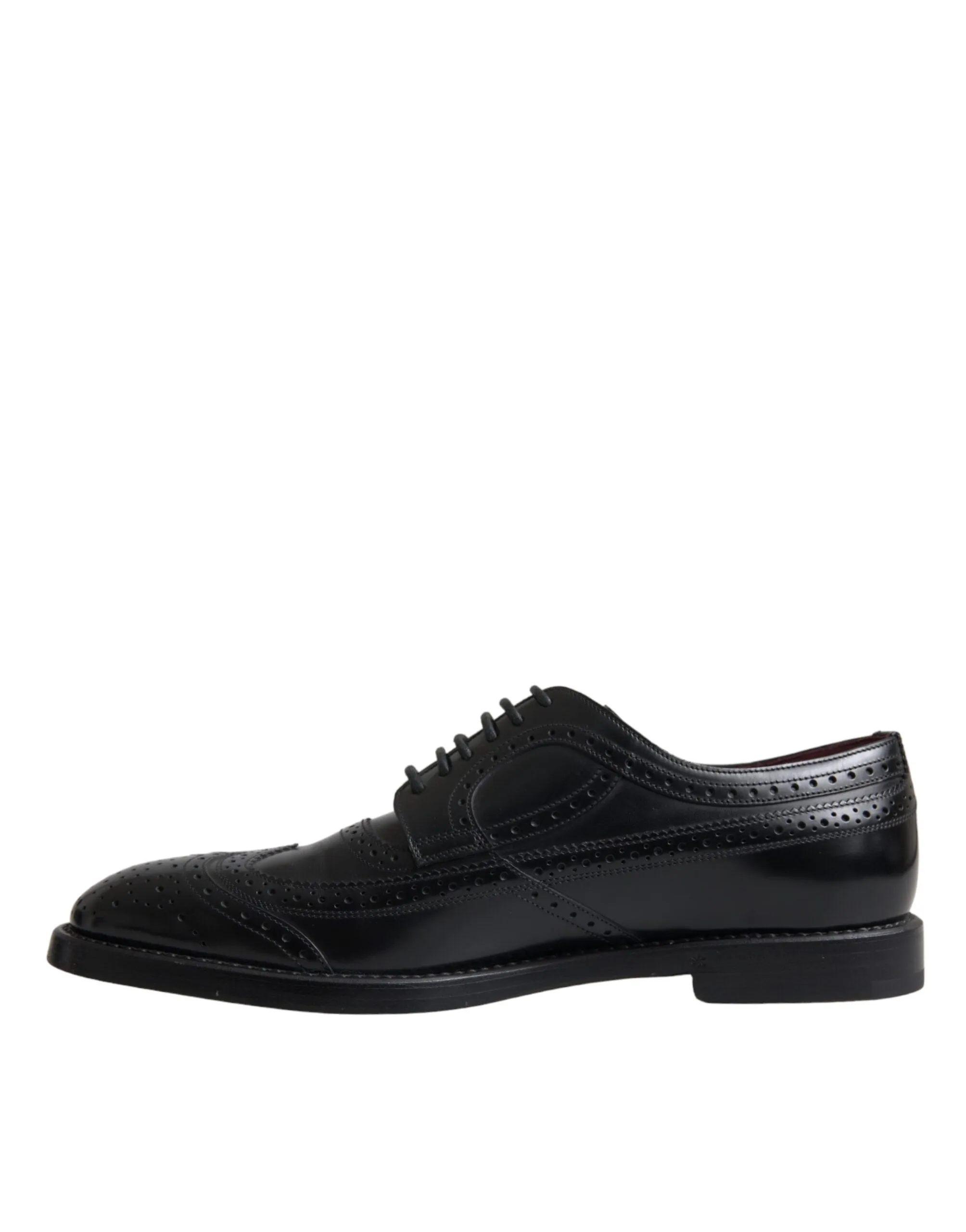 Black Leather Oxford Wingtip Formal Men Shoes sold by Louxly product image thumbnail 5