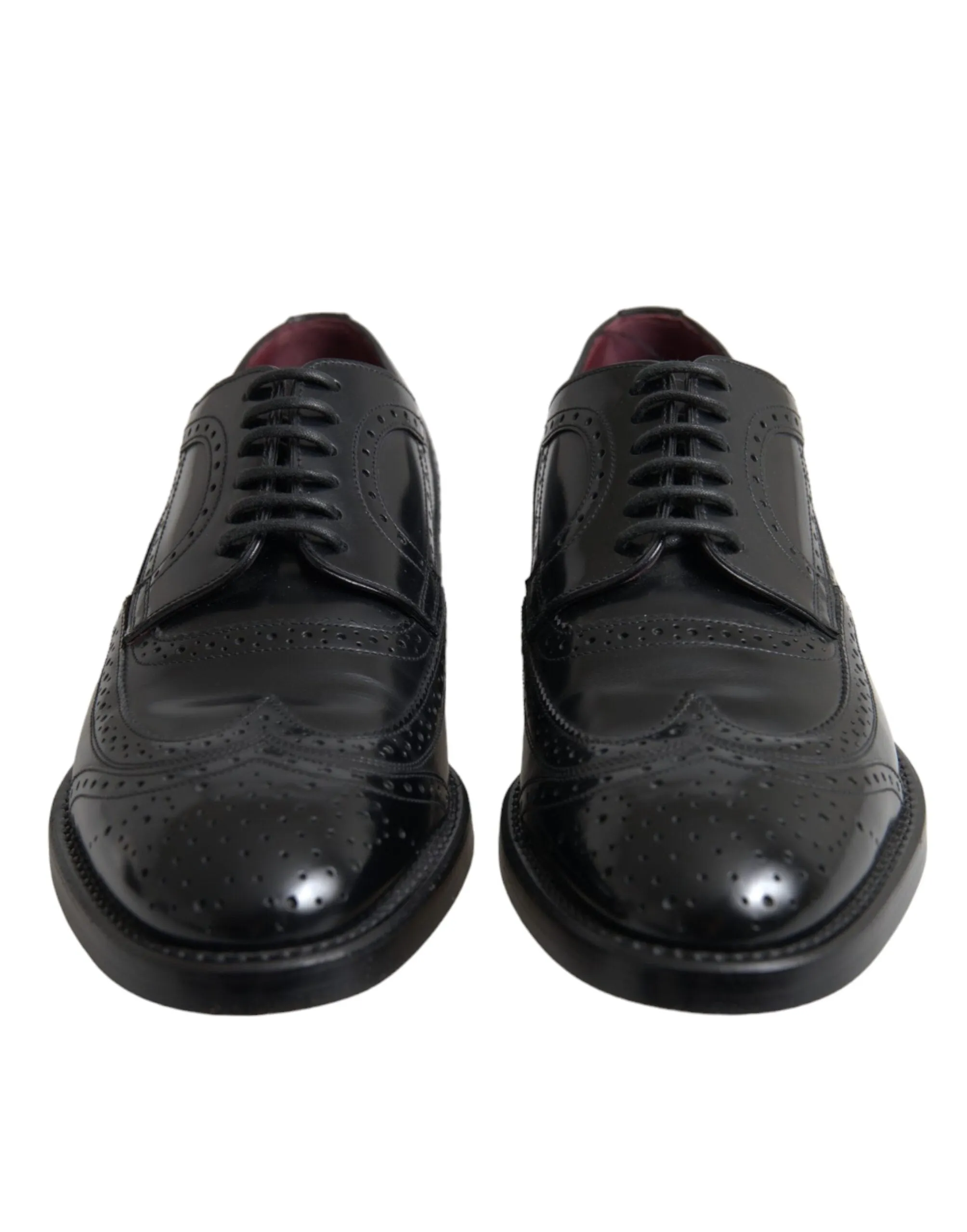 Black Leather Oxford Wingtip Formal Men Shoes sold by Louxly product image thumbnail 2