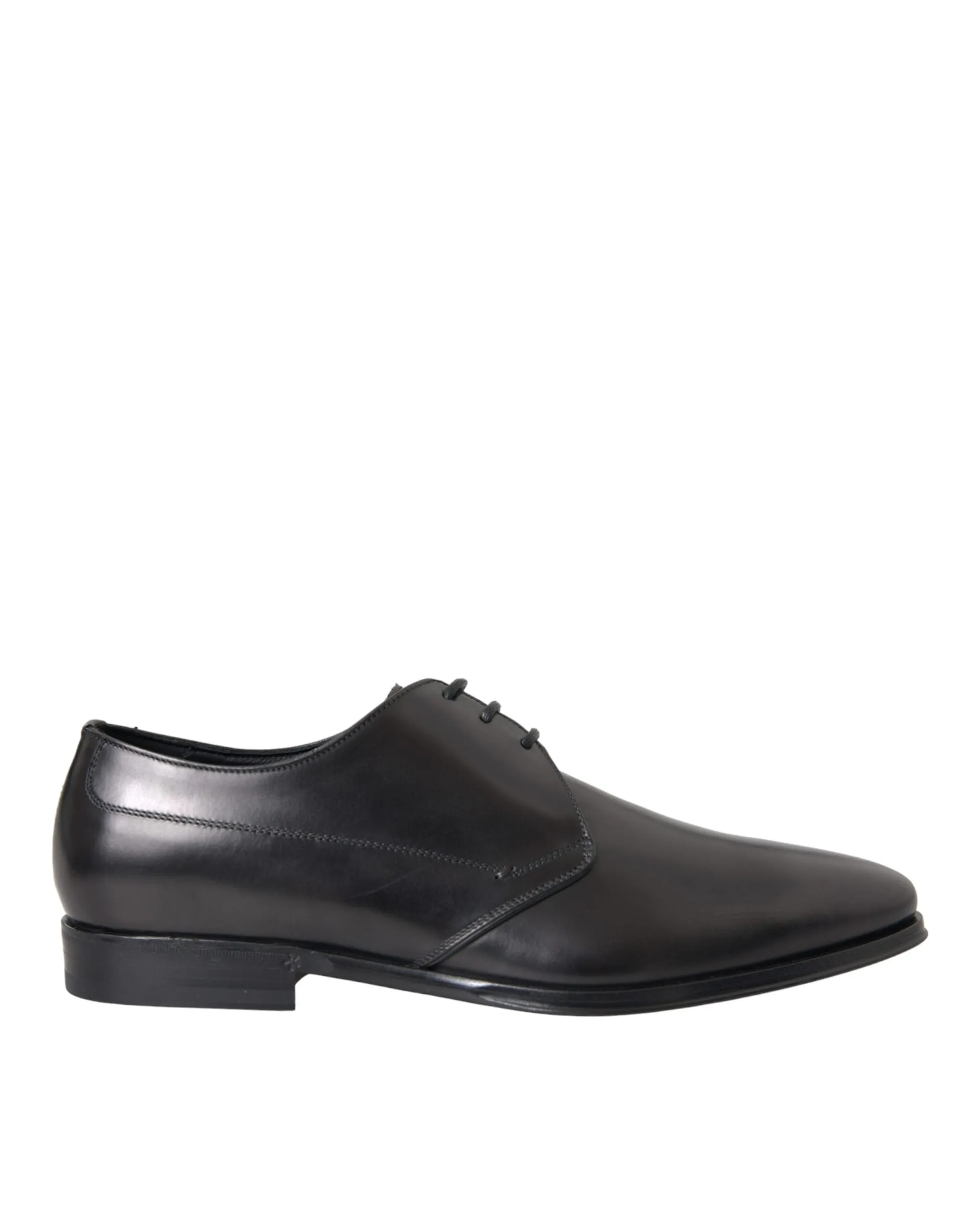 Black Leather Derby Formal Dress Men Shoes sold by Louxly