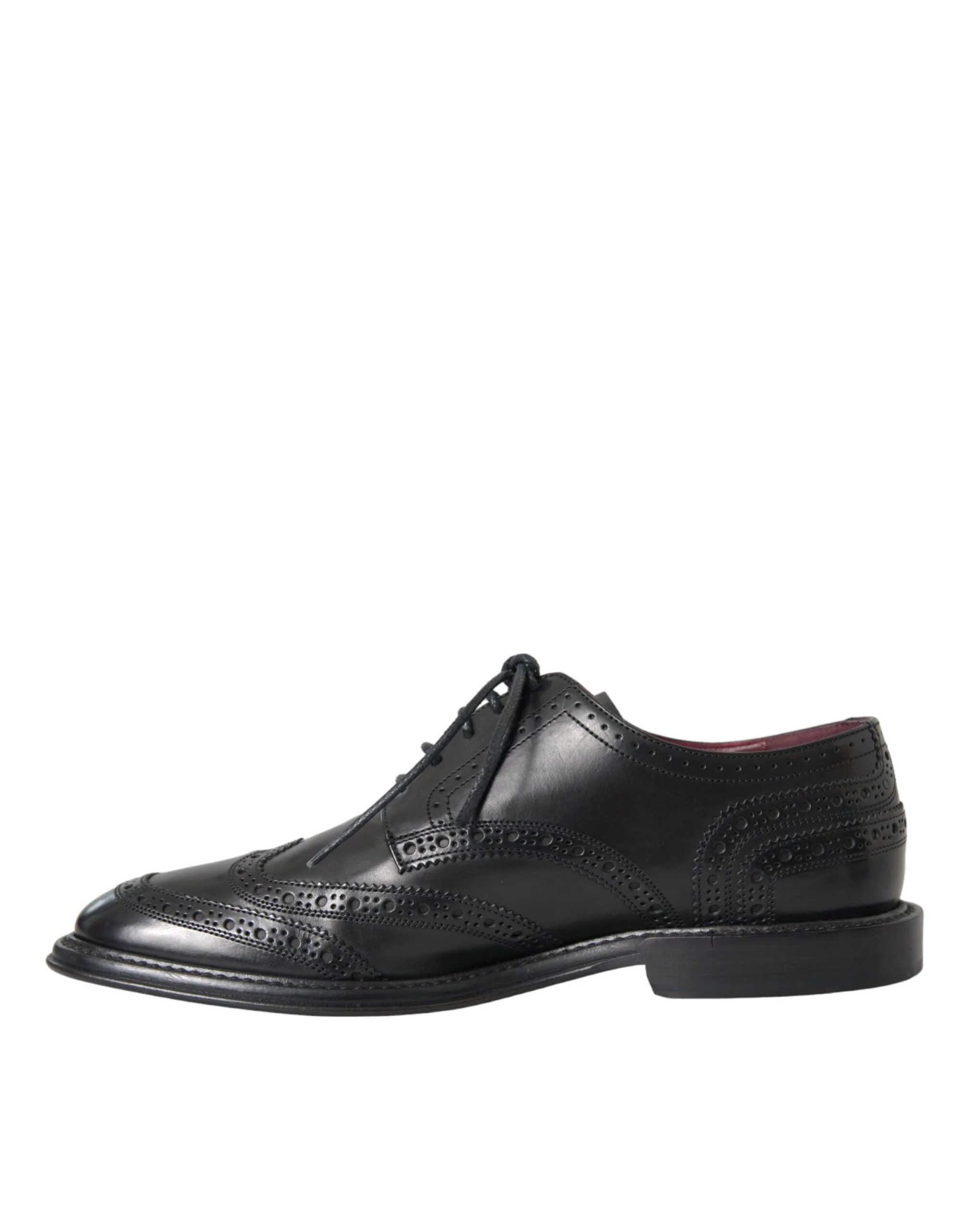 Black Leather Oxford Wingtip Formal Men Shoes sold by Louxly product image thumbnail 5