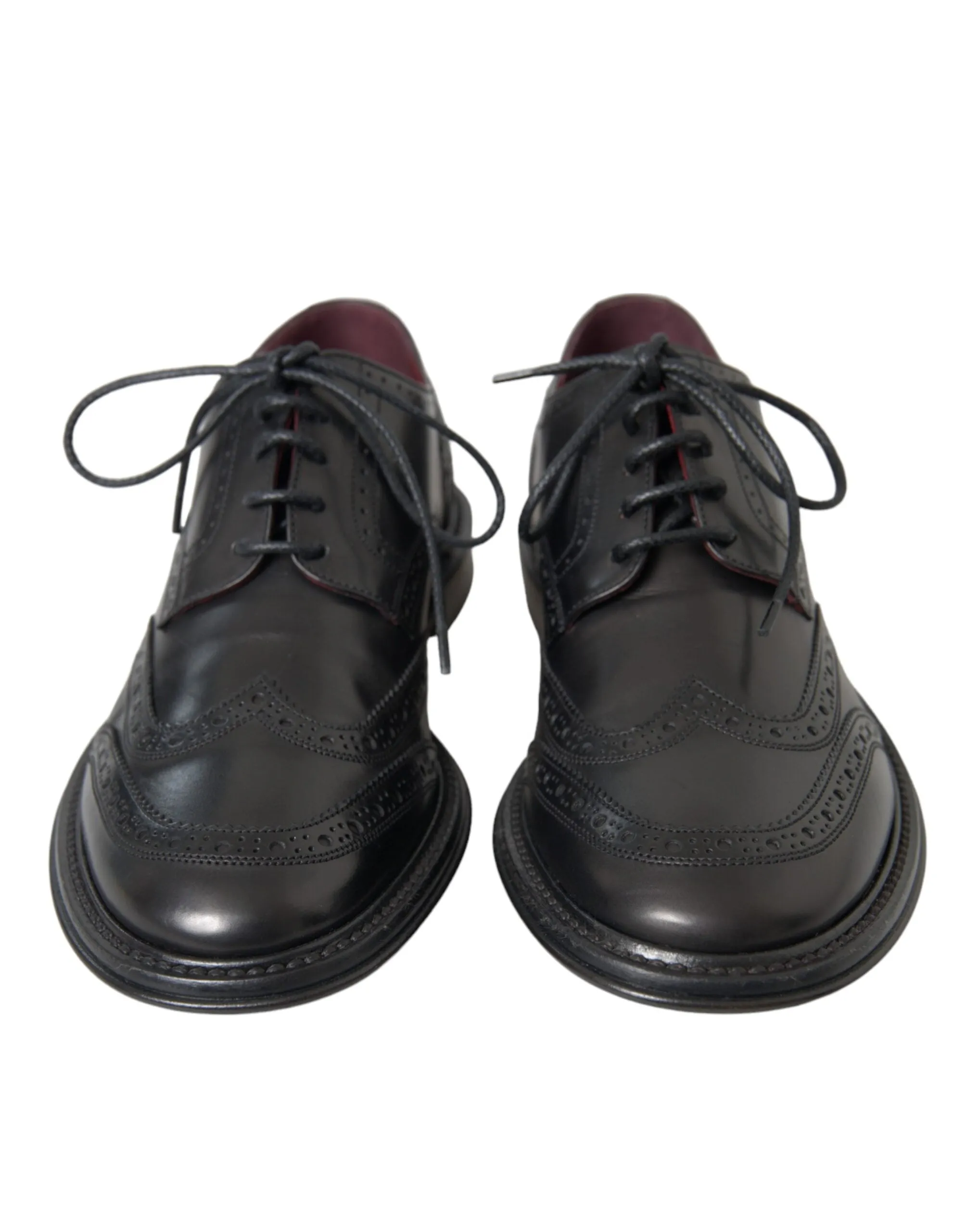 Black Leather Oxford Wingtip Formal Men Shoes sold by Louxly product image thumbnail 2