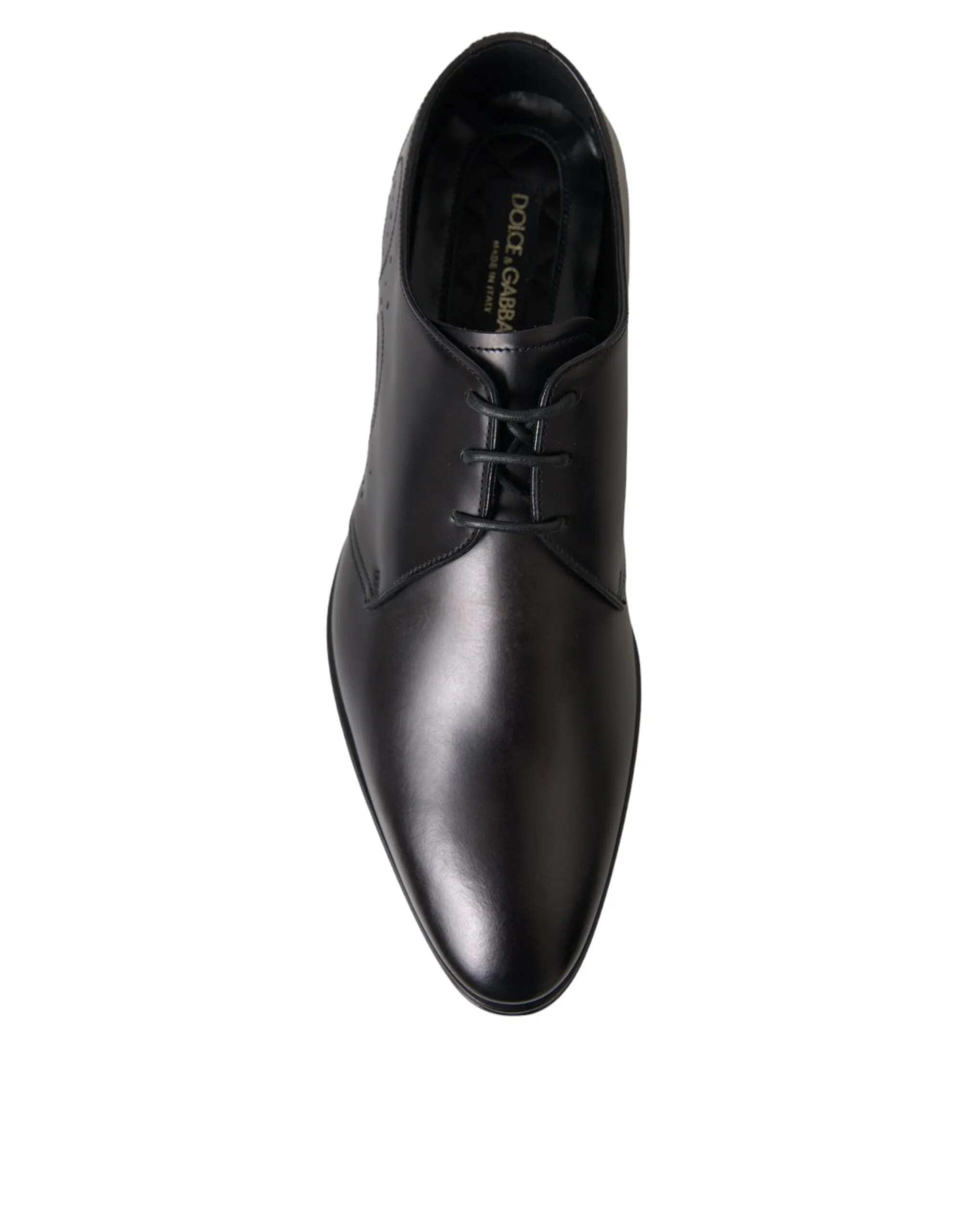 Black Leather Derby Men Formal Shoes Dress sold by Louxly product image thumbnail 4