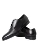 Black Leather Derby Men Formal Shoes Dress sold by Louxly