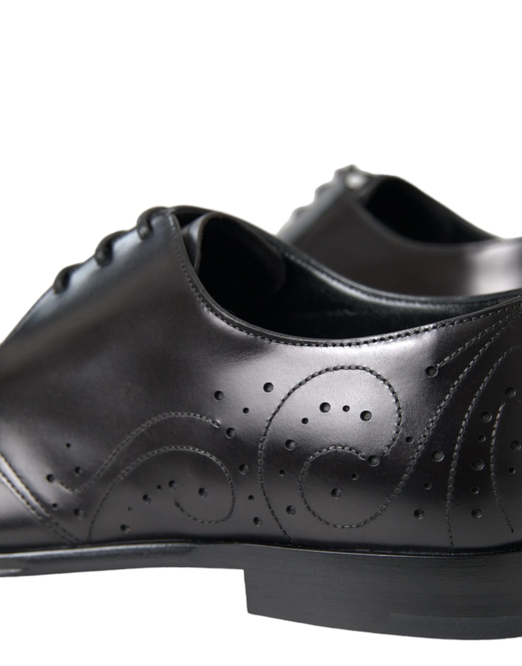 Black Leather Derby Men Formal Shoes Dress sold by Louxly product image thumbnail 3
