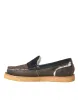Brown Black Fur Leather Loafers Men Shoes sold by Louxly