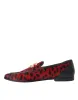 Red Black Leopard DG Loafers Formal Men Shoes sold by Louxly