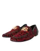 Red Black Leopard DG Loafers Formal Men Shoes sold by Louxly