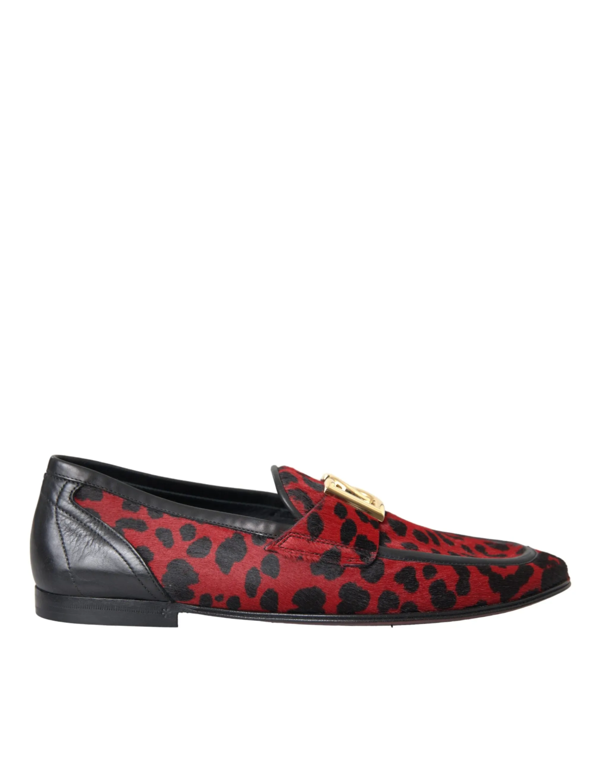 Red Black Leopard DG Loafers Formal Men Shoes sold by Louxly
