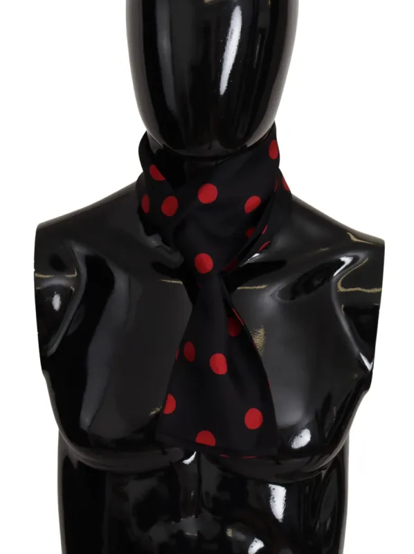 Elegant Silk Polka Dot Men's Scarf sold by Louxly