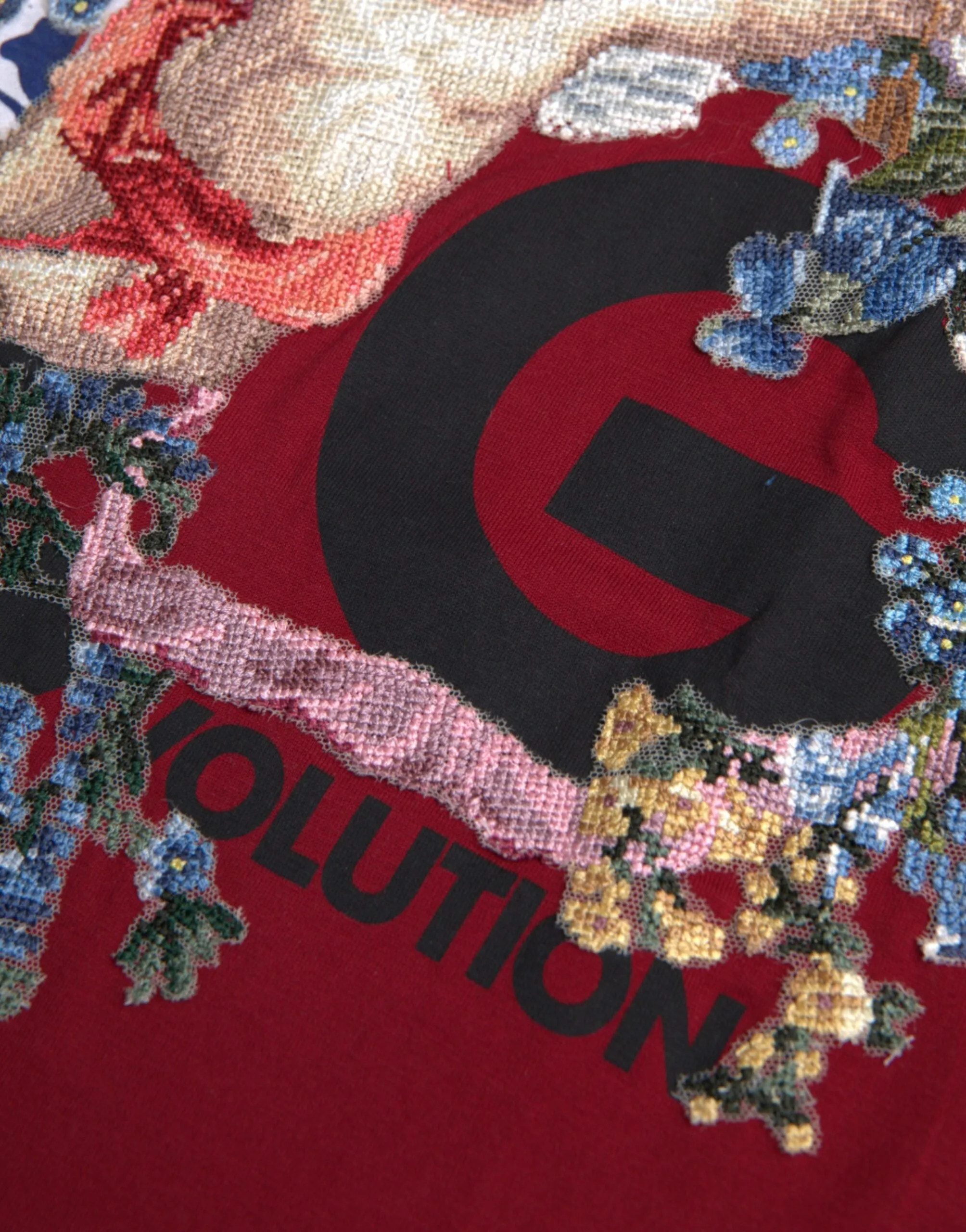 Multicolor Graphic Short Sleeve T-shirt sold by Louxly product image thumbnail 4