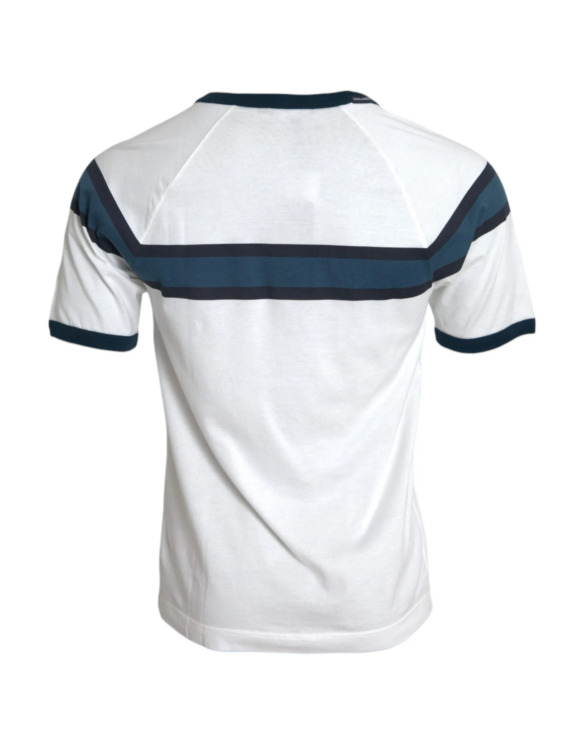 White D&G Logo Cotton Short Sleeves T-shirt sold by Louxly product image thumbnail 2