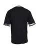 Black Cotton Graphic Print Crewneck T-shirt sold by Louxly