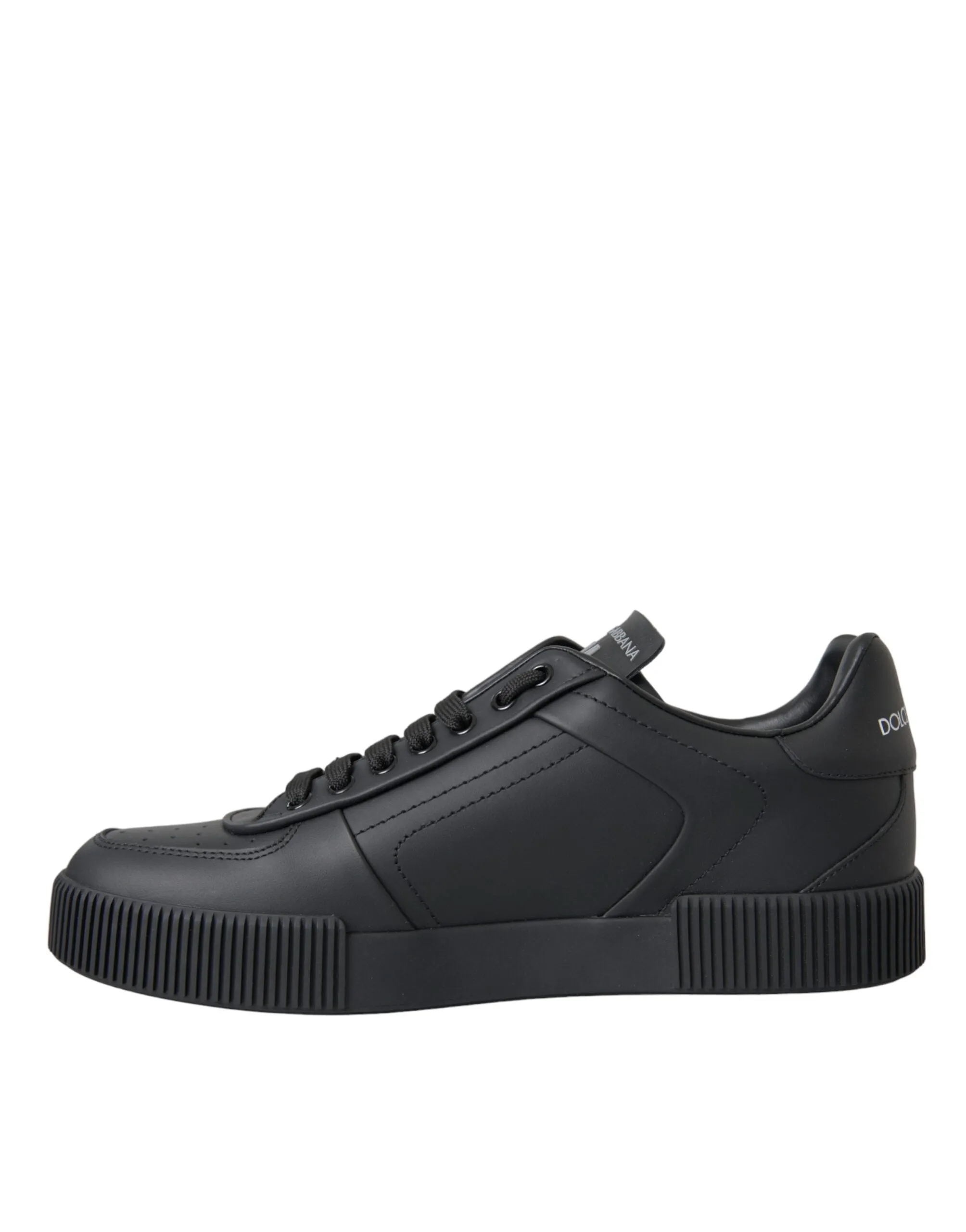 Black Miami Leather Low Top Sneakers Men Shoes sold by Louxly product image thumbnail 5