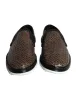 Brown Black Leather Weaved Men Loafers Shoes sold by Louxly