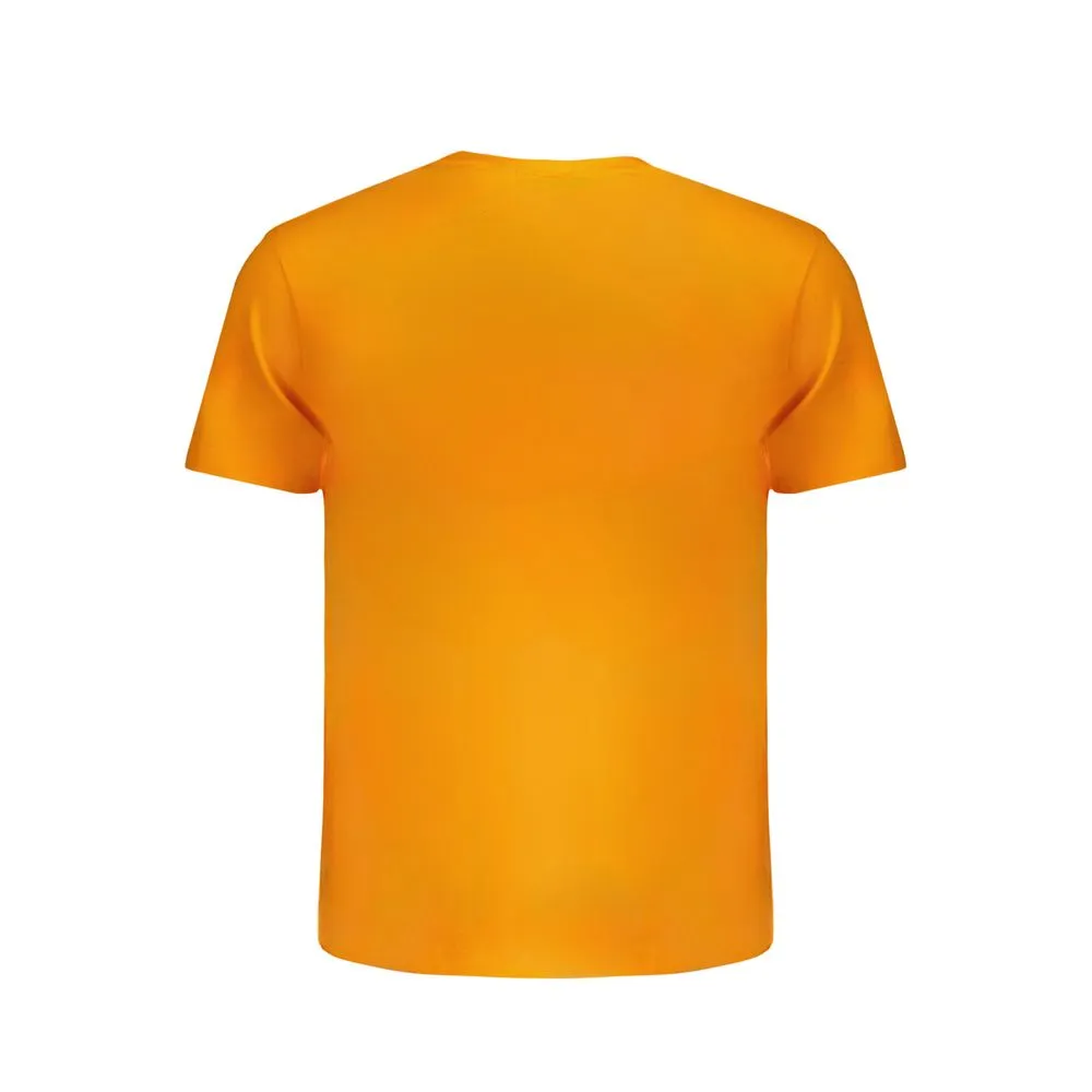 Orange Cotton T-Shirt sold by Louxly product image thumbnail 2