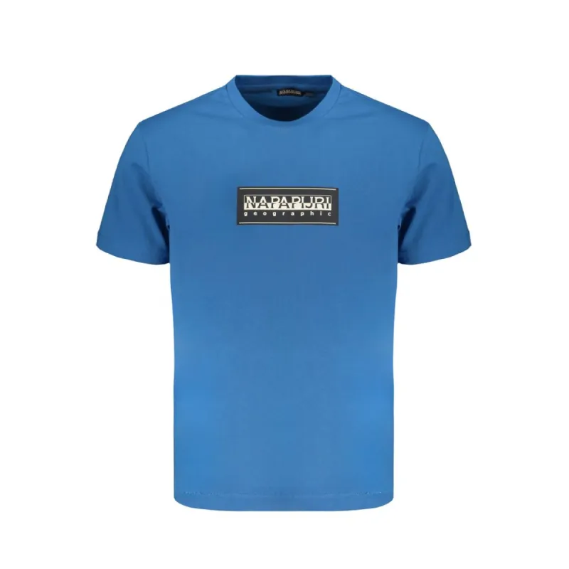Blue Cotton T-Shirt sold by Louxly