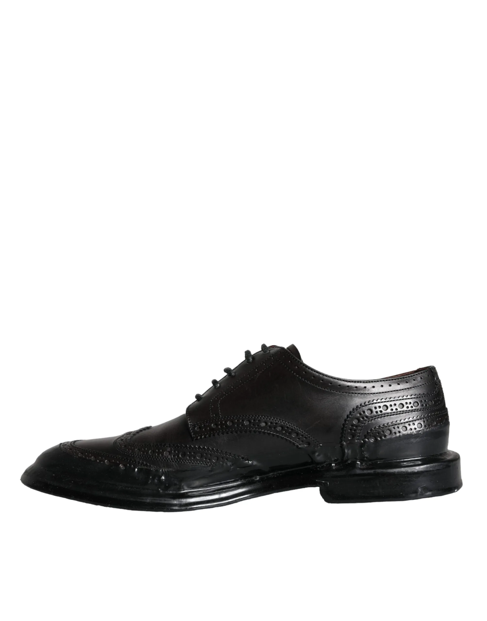 Black Leather Oxford Wingtip Formal Men Shoes sold by Louxly product image thumbnail 5