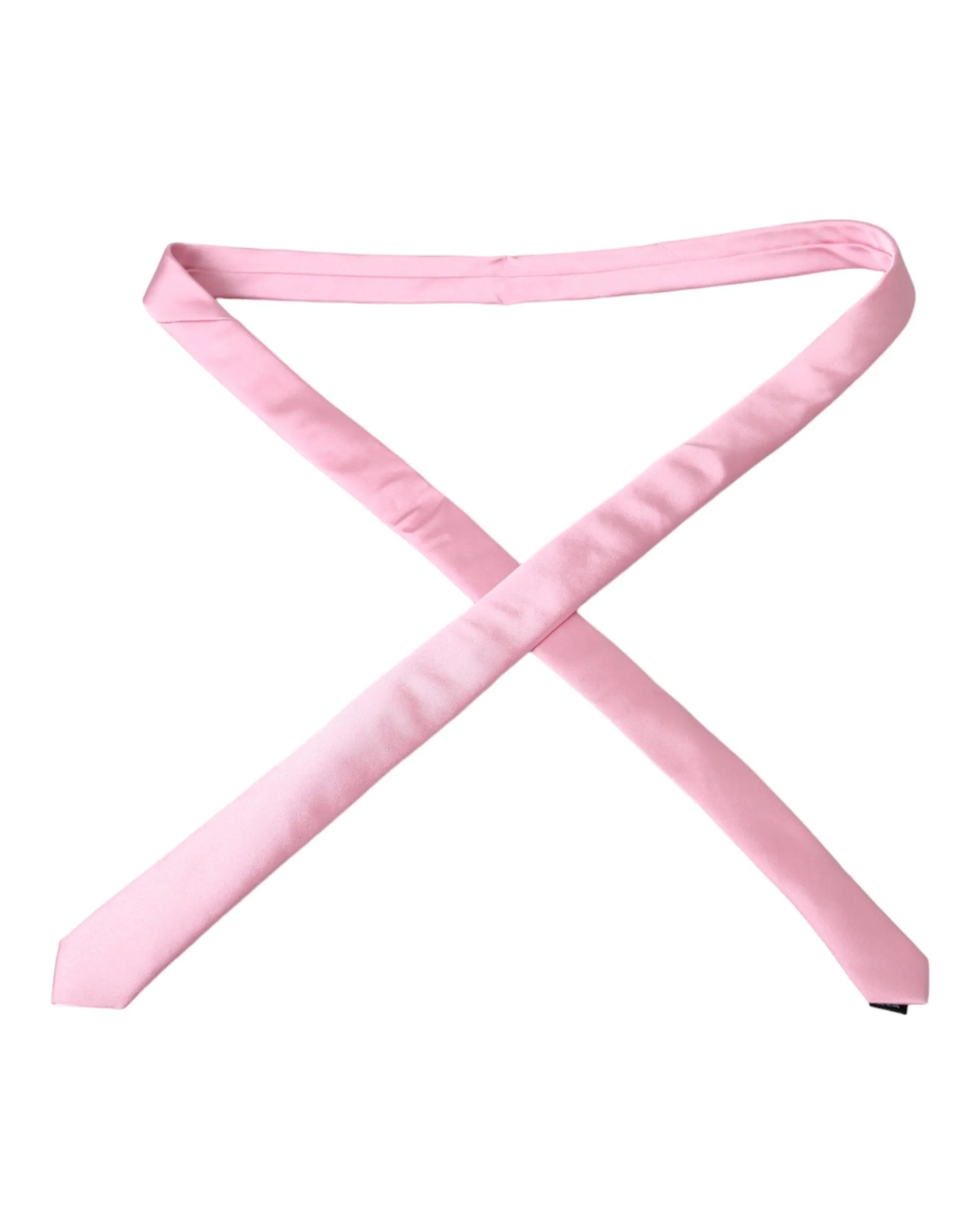 Pink Solid Silk Adjustable Tie Men sold by Louxly product image thumbnail 3