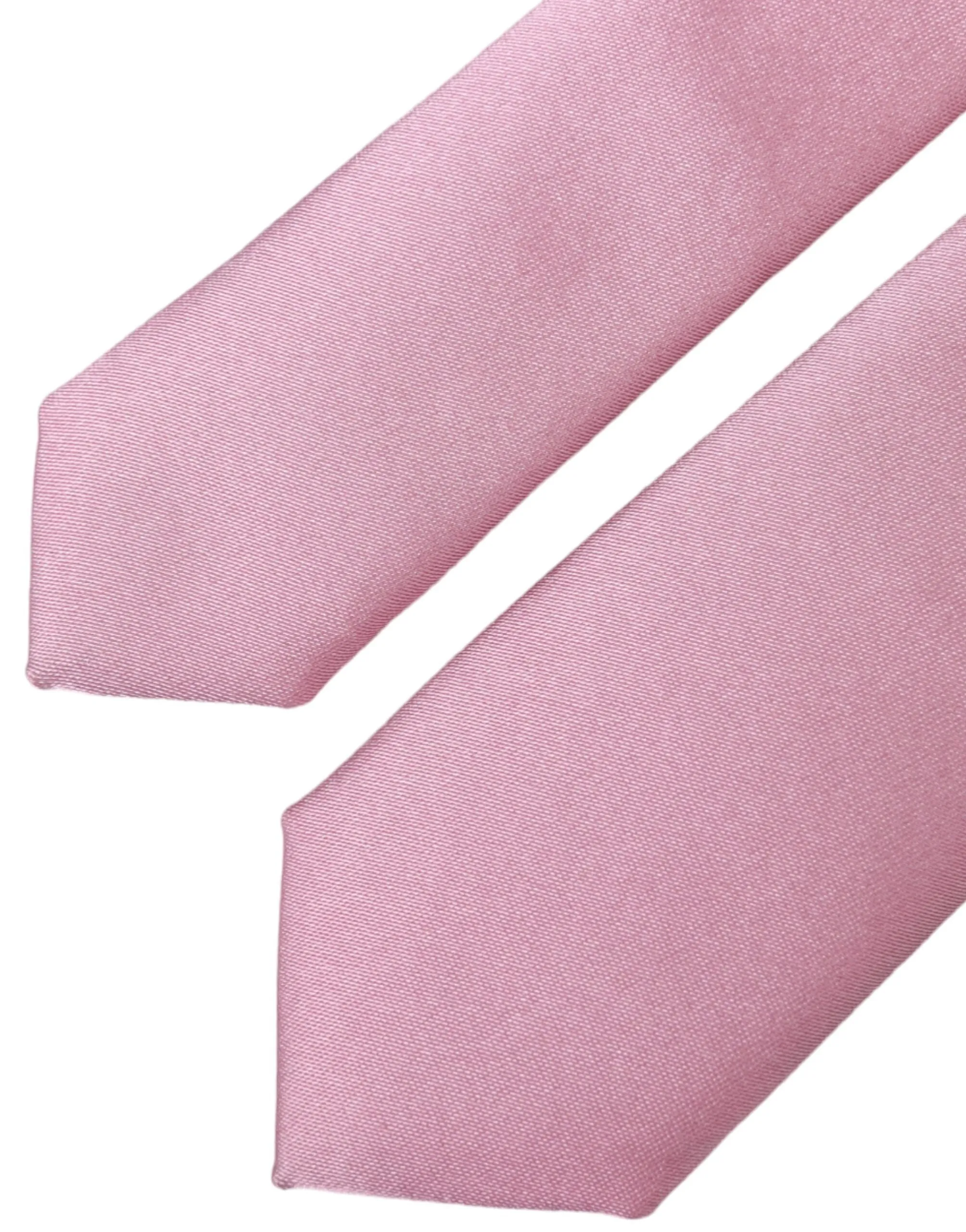 Pink Solid Silk Adjustable Tie Men sold by Louxly product image thumbnail 4