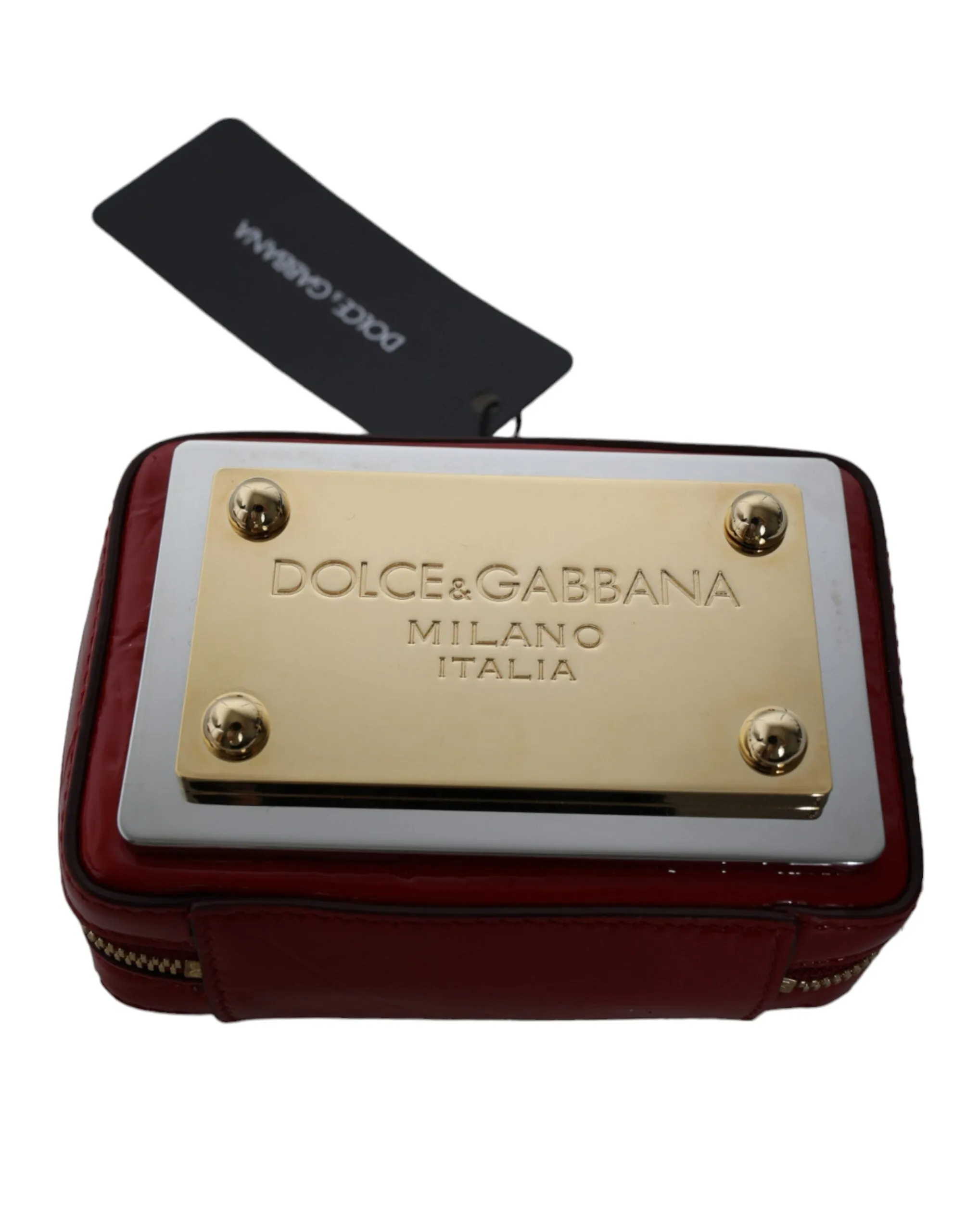 Red Leather Logo Plaque Waist Fanny Pack Women Bag sold by Louxly product image thumbnail 5