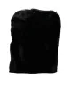Black Faux Fur Silver Chain Crossbody Shoulder Purse Bag sold by Louxly