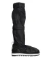 Black Quilted High Top Boots Sneakers Shoes sold by Louxly