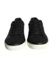 Black Leather Portofino Low Top Sneakers Shoes sold by Louxly