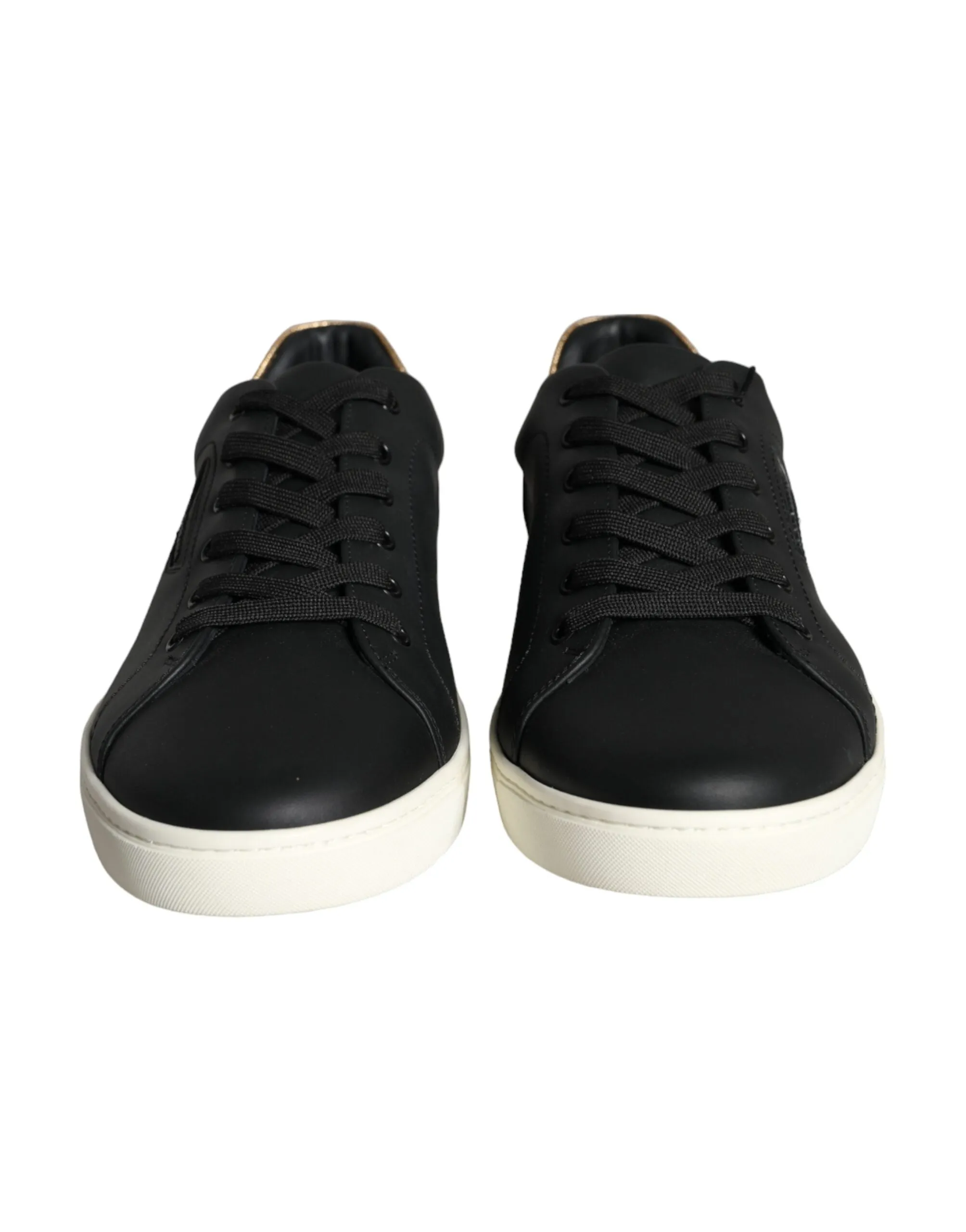Black Leather Portofino Low Top Sneakers Shoes sold by Louxly product image thumbnail 2