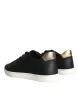 Black Leather Portofino Low Top Sneakers Shoes sold by Louxly