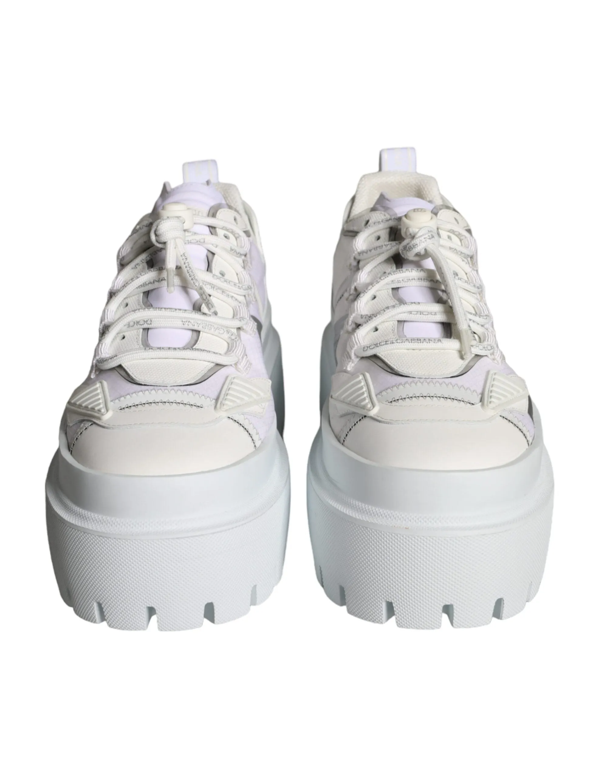 White Silver Chunky Platform Sneakers Shoes sold by Louxly product image thumbnail 2