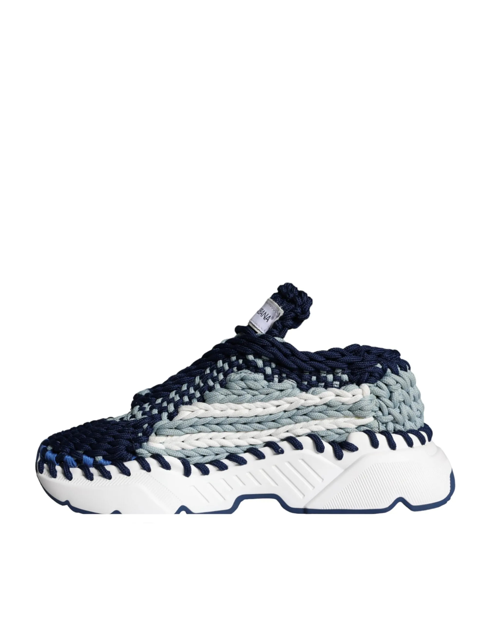 Blue White Daymaster Crochet Low Top Sneakers Shoes sold by Louxly product image thumbnail 5