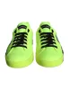 Neon Green Logo Tape Low Top Sneakers Shoes sold by Louxly