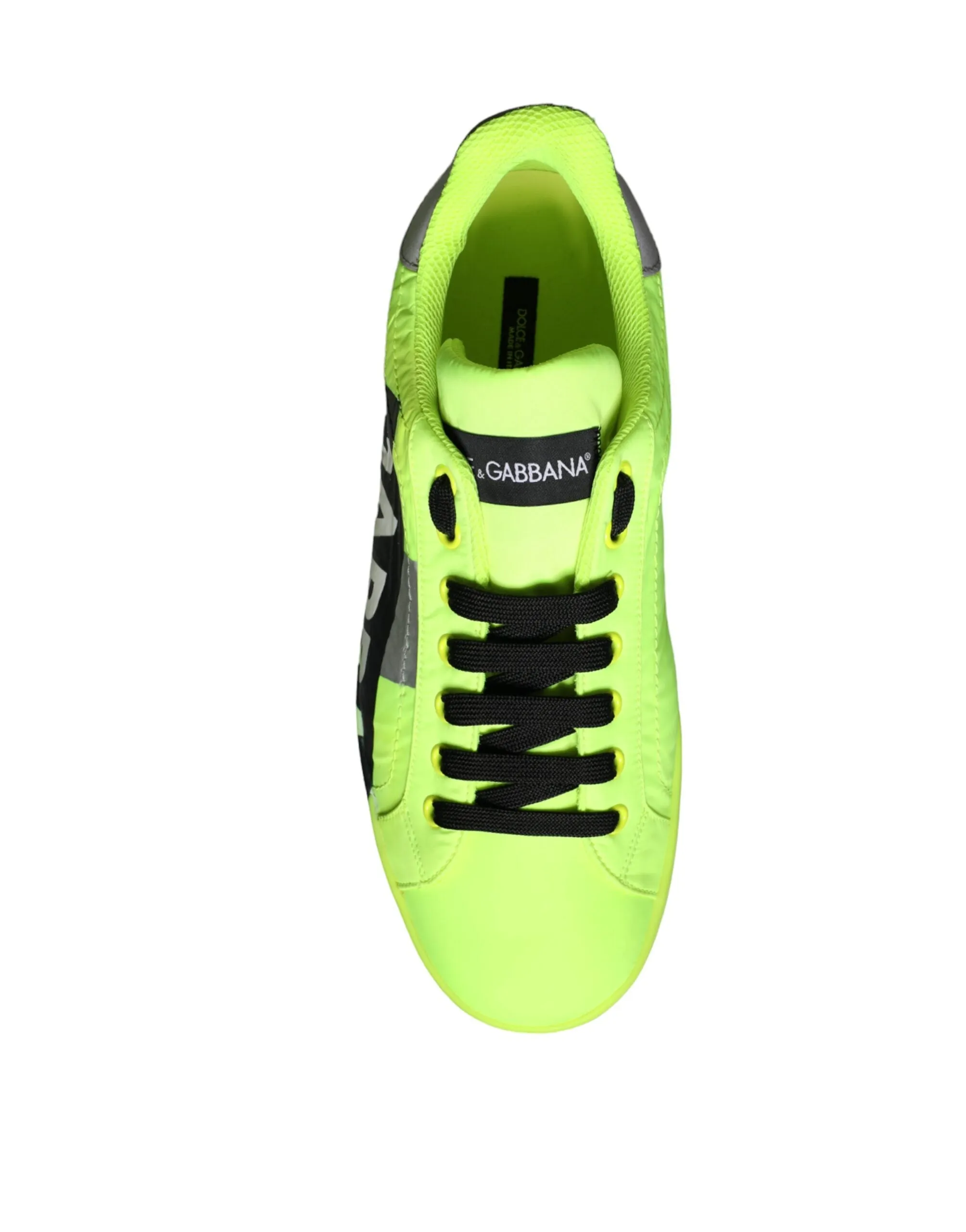 Neon Green Logo Tape Low Top Sneakers Shoes sold by Louxly product image thumbnail 4