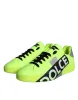 Neon Green Logo Tape Low Top Sneakers Shoes sold by Louxly
