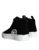 Black White Fur Logo High Top Sneaker Shoes sold by Louxly